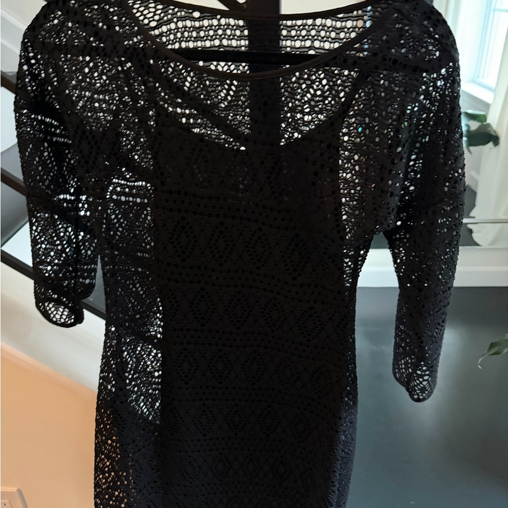 Express Black Lace Dress